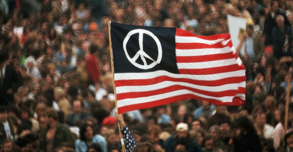 peace-flag-at-antiwar-protest-P